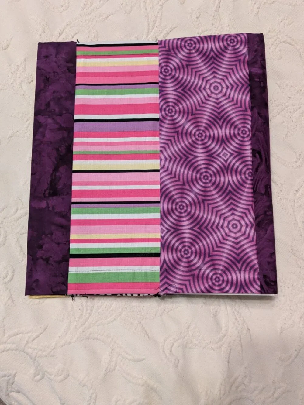 Hand made Quilted Cover and 3-Ring Binder